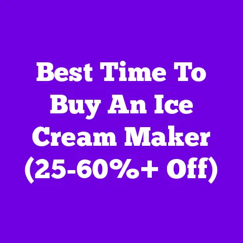 Best Time To Buy An Ice Cream Maker (25-60%+ Off)