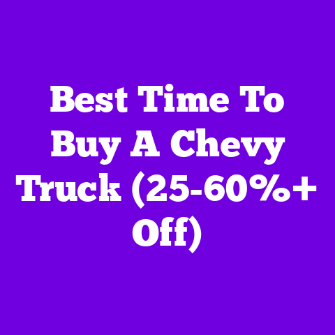 Best Time To Buy A Chevy Truck (25-60%+ Off)