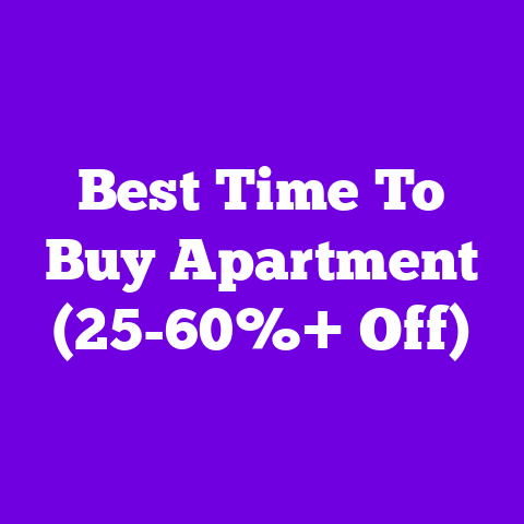 Best Time To Buy Apartment (25-60%+ Off)