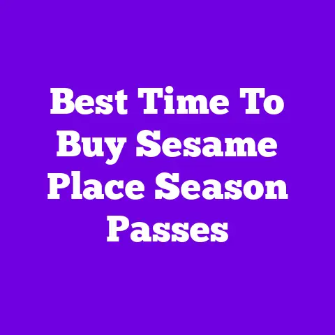 Best Time To Buy Sesame Place Season Passes