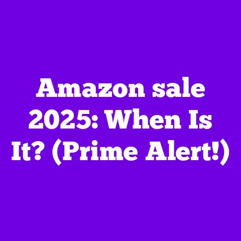 Amazon sale 2025: When Is It? (Prime Alert!)