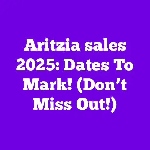 Aritzia sales 2025: Dates To Mark! (Don’t Miss Out!)