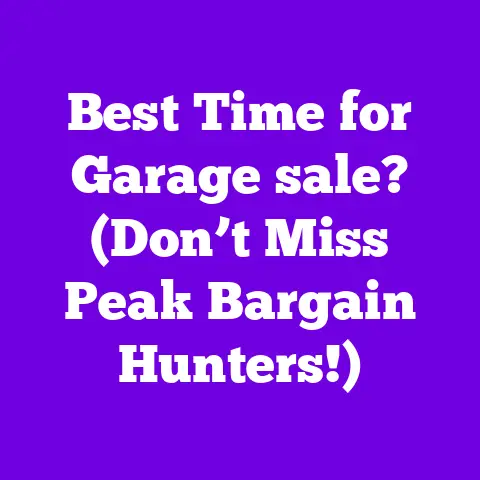 Best Time for Garage sale? (Don’t Miss Peak Bargain Hunters!)