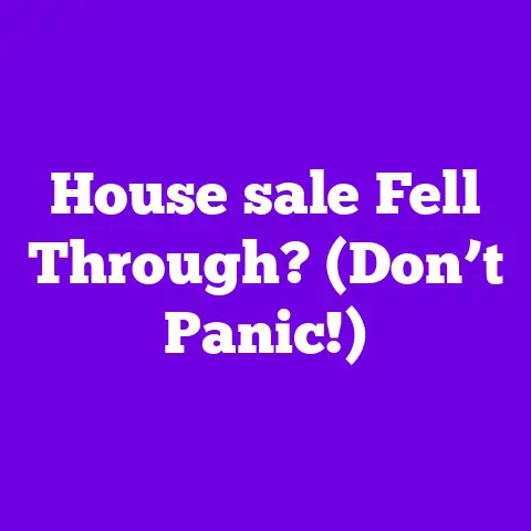 House sale Fell Through? (Don’t Panic!)
