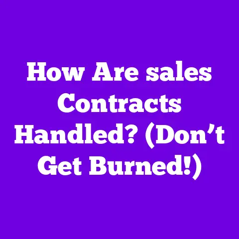 How Are sales Contracts Handled? (Don’t Get Burned!)