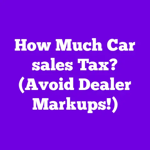 How Much Car sales Tax? (Avoid Dealer Markups!)