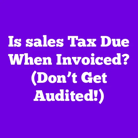 Is sales Tax Due When Invoiced? (Don’t Get Audited!)
