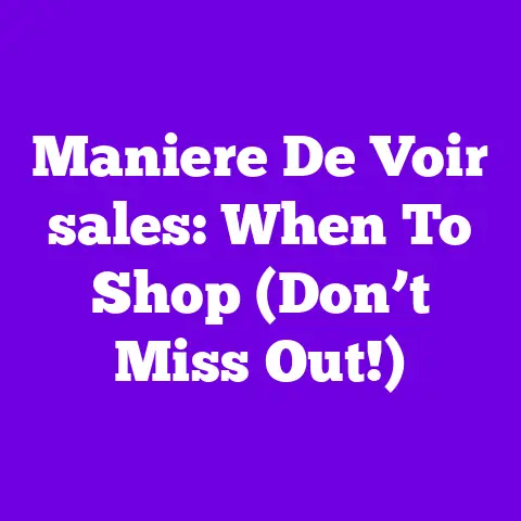Maniere De Voir sales: When To Shop (Don’t Miss Out!)