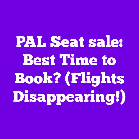 PAL Seat sale: Best Time to Book? (Flights Disappearing!)