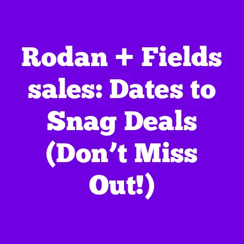 Rodan + Fields sales: Dates to Snag Deals (Don’t Miss Out!)