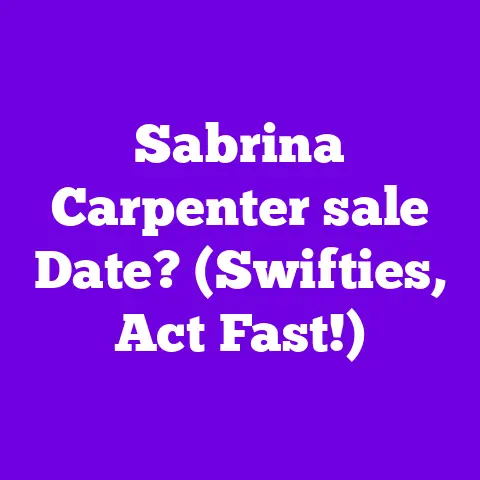 Sabrina Carpenter sale Date? (Swifties, Act Fast!)