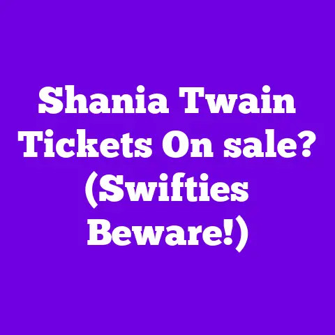 Shania Twain Tickets On sale? (Swifties Beware!)