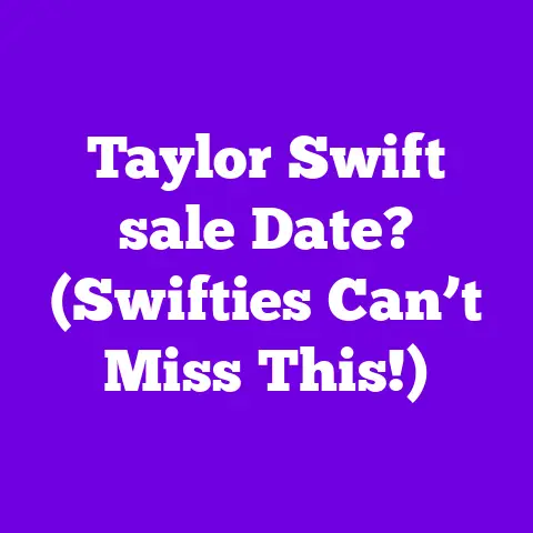 Taylor Swift sale Date? (Swifties Can’t Miss This!)