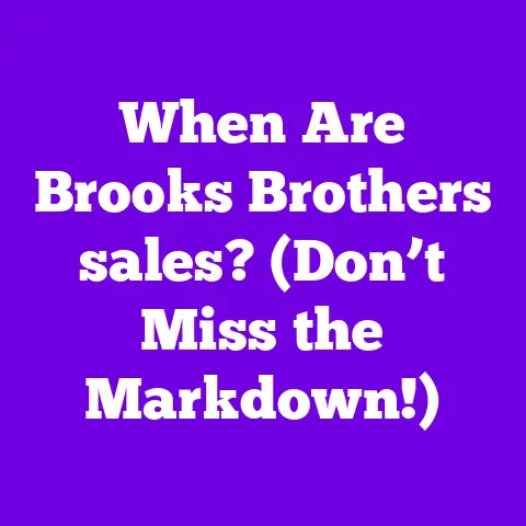 When Are Brooks Brothers sales? (Don’t Miss the Markdown!)