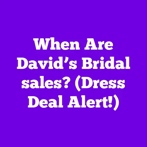When Are David’s Bridal sales? (Dress Deal Alert!)
