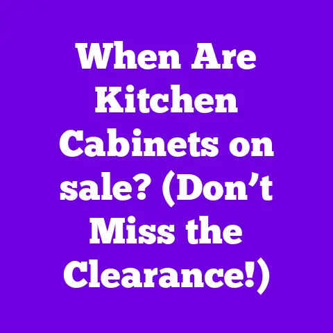 When Are Kitchen Cabinets on sale? (Don’t Miss the Clearance!)