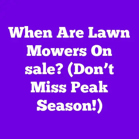 When Are Lawn Mowers On sale? (Don’t Miss Peak Season!)