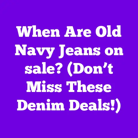 When Are Old Navy Jeans on sale? (Don’t Miss These Denim Deals!)