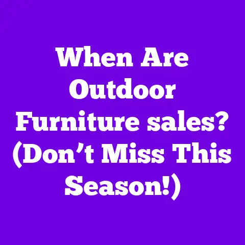 When Are Outdoor Furniture sales? (Don’t Miss This Season!)