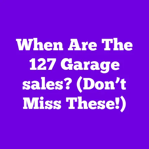 When Are The 127 Garage sales? (Don’t Miss These!)