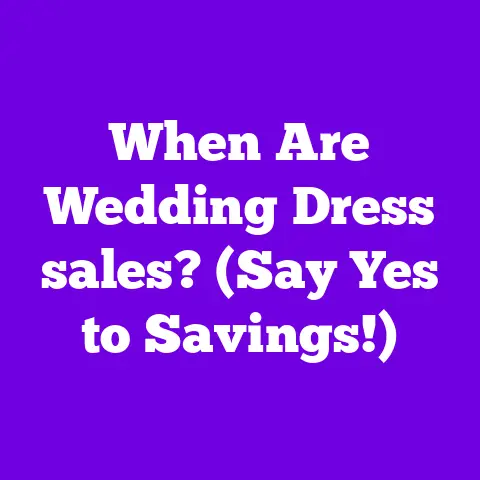 When Are Wedding Dress sales? (Say Yes to Savings!)