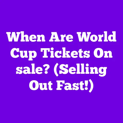 When Are World Cup Tickets On sale? (Selling Out Fast!)