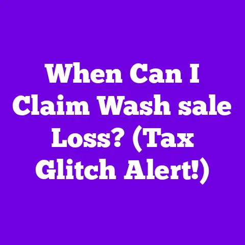 When Can I Claim Wash sale Loss? (Tax Glitch Alert!)