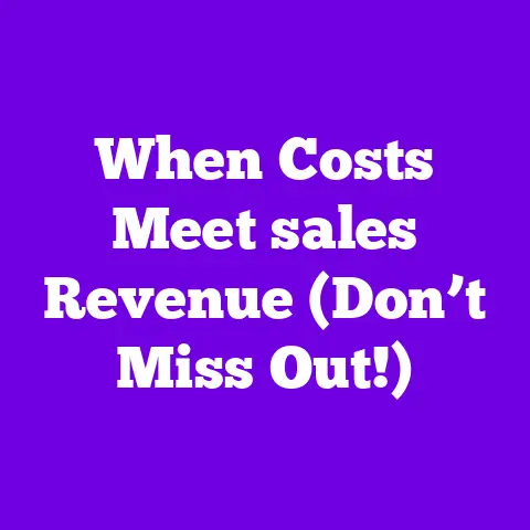 When Costs Meet sales Revenue (Don’t Miss Out!)