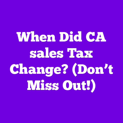 When Did CA sales Tax Change? (Don’t Miss Out!)
