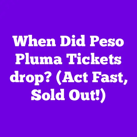 When Did Peso Pluma Tickets drop? (Act Fast, Sold Out!)