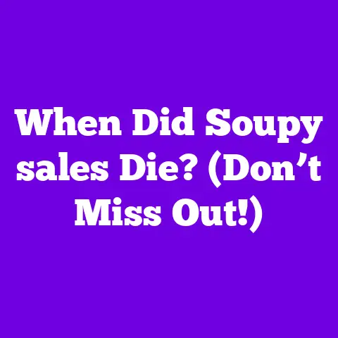 When Did Soupy sales Die? (Don’t Miss Out!)