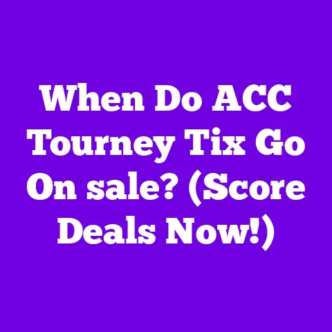 When Do ACC Tourney Tix Go On sale? (Score Deals Now!)