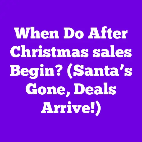 When Do After Christmas sales Begin? (Santa’s Gone, Deals Arrive!)