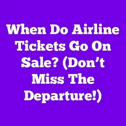 When Do Airline Tickets Go On Sale? (Don’t Miss The Departure!)