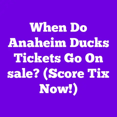 When Do Anaheim Ducks Tickets Go On sale? (Score Tix Now!)