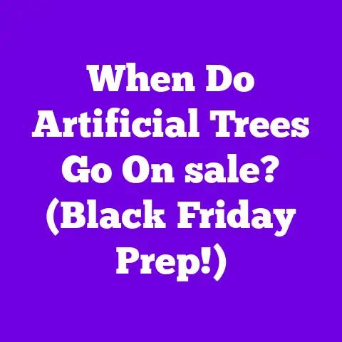 When Do Artificial Trees Go On sale? (Black Friday Prep!)