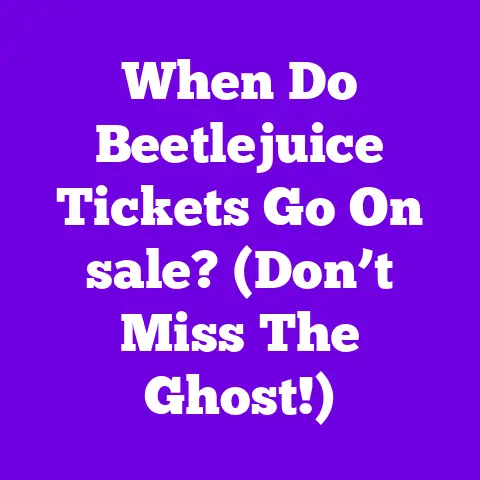 When Do Beetlejuice Tickets Go On sale? (Don’t Miss The Ghost!)