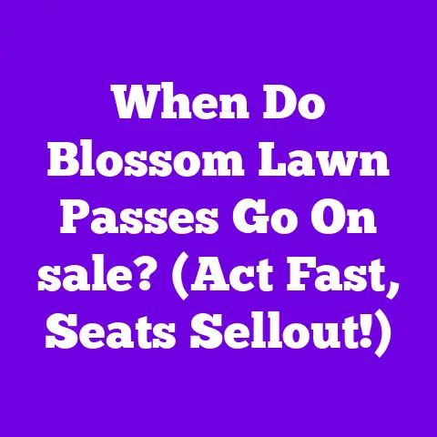 When Do Blossom Lawn Passes Go On sale? (Act Fast, Seats Sellout!)