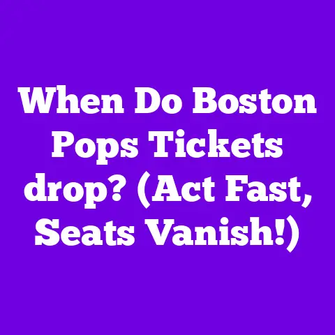 When Do Boston Pops Tickets drop? (Act Fast, Seats Vanish!)