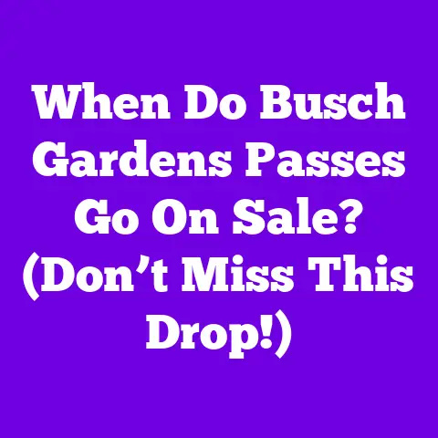 When Do Busch Gardens Passes Go On Sale? (Don’t Miss This Drop!)