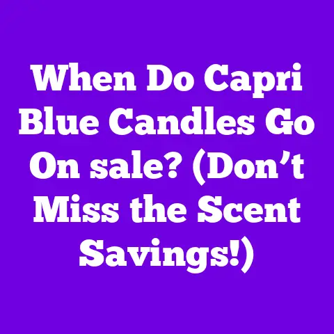 When Do Capri Blue Candles Go On sale? (Don’t Miss the Scent Savings!)