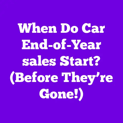 When Do Car End-of-Year sales Start? (Before They’re Gone!)