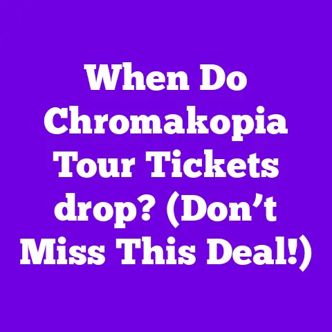 When Do Chromakopia Tour Tickets drop? (Don’t Miss This Deal!)