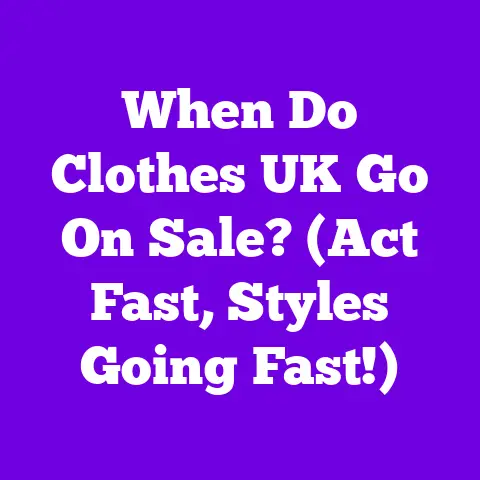 When Do Clothes UK Go On Sale? (Act Fast, Styles Going Fast!)
