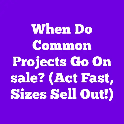 When Do Common Projects Go On sale? (Act Fast, Sizes Sell Out!)