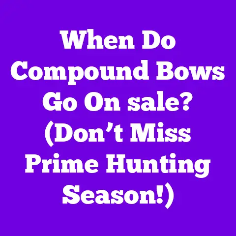 When Do Compound Bows Go On sale? (Don’t Miss Prime Hunting Season!)