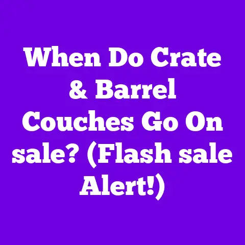 When Do Crate & Barrel Couches Go On sale? (Flash sale Alert!)