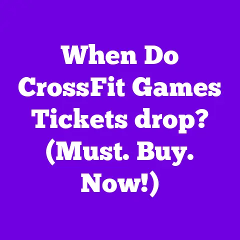 When Do CrossFit Games Tickets drop? (Must. Buy. Now!)
