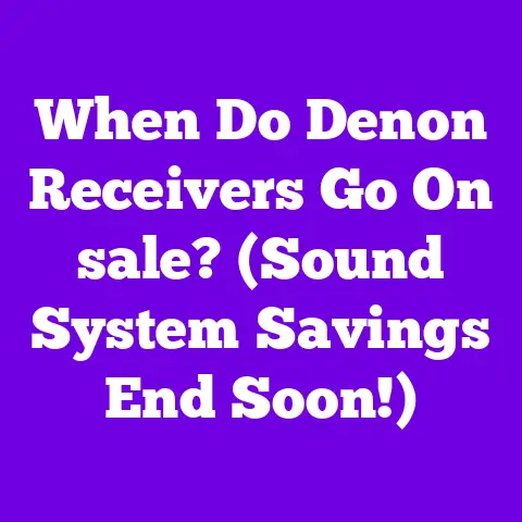 When Do Denon Receivers Go On sale? (Sound System Savings End Soon!)