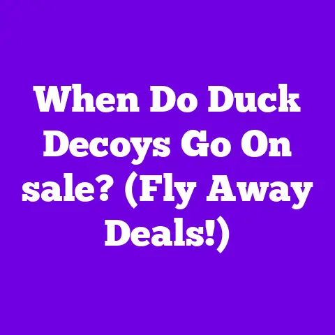 When Do Duck Decoys Go On sale? (Fly Away Deals!)
